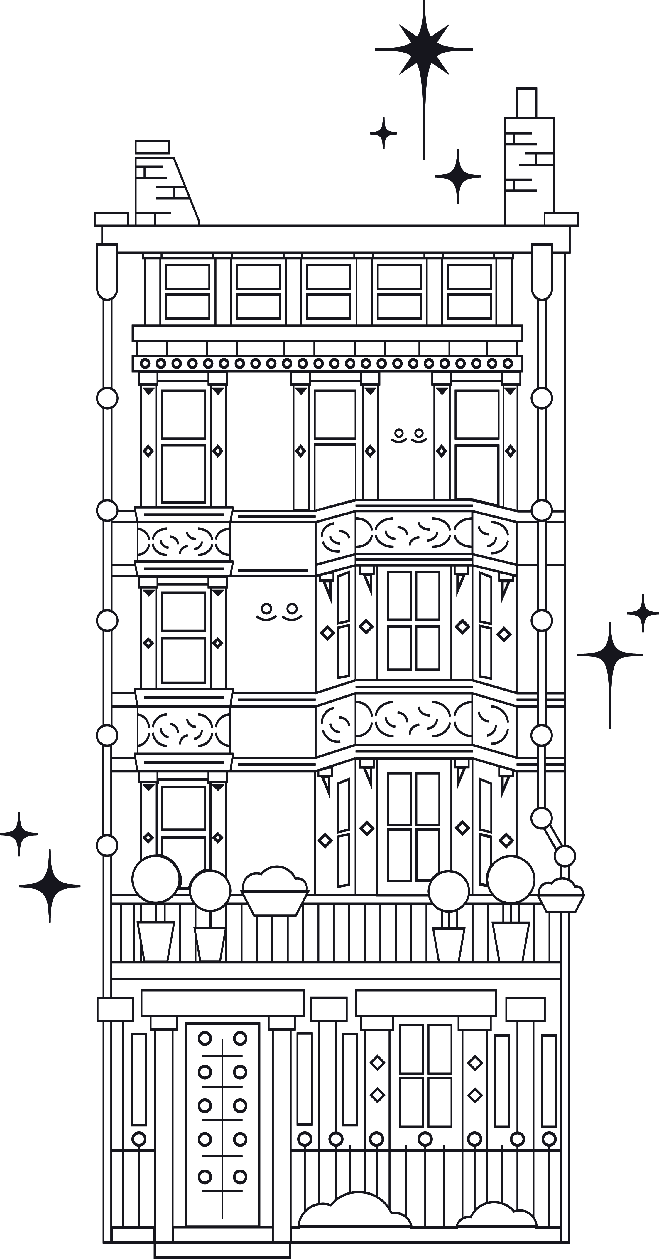 Le Petit Saint London Clinic Illustration